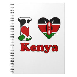 I kärlek Kenya Anteckningsbok