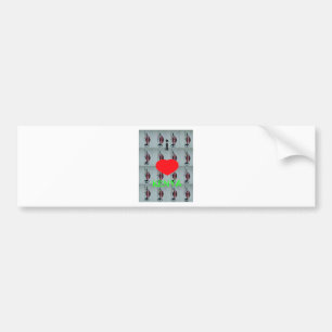 I Kärlek Kenya Art Print Bildekal