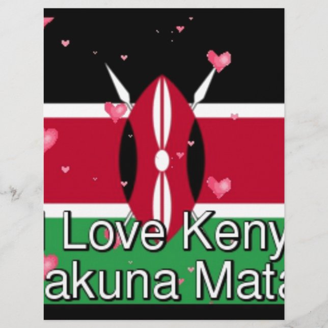 I Kärlek! Kenya Hakuna Matata (Framsida)