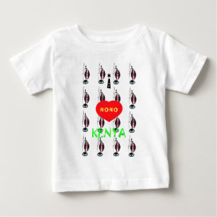 I Kärlek Kenya Maasai Art Print T-shirt