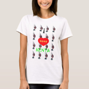 I Kärlek Kenya Maasai Art Print T Shirt