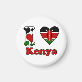 I kärlek Kenya Magnet