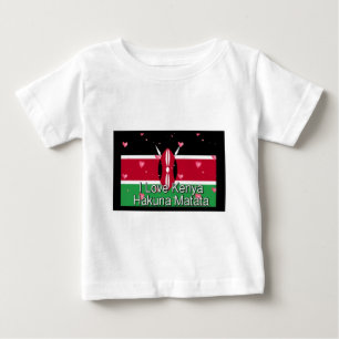 I Kärlek Kenya och "Hakuna Matata" Art Print Tee