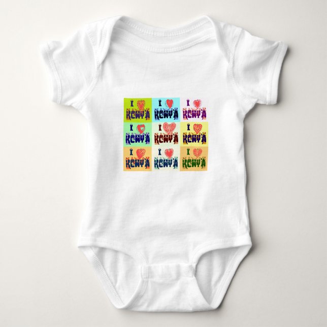 I kärlek Kenya.png Tee Shirt (Framsida)