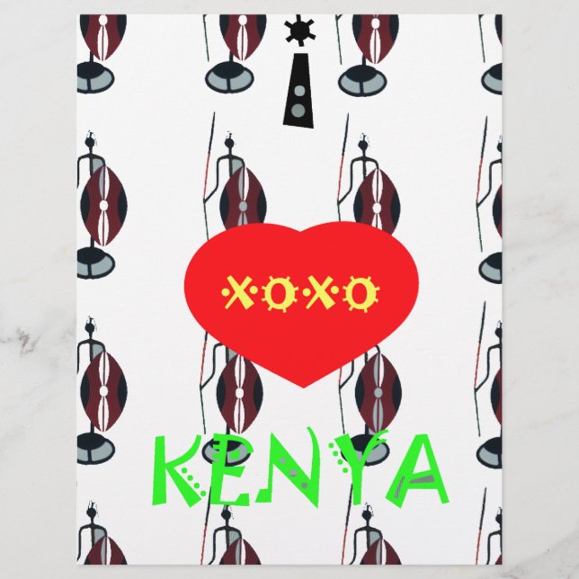 I Kärlek Kenya XOXO (Framsida)