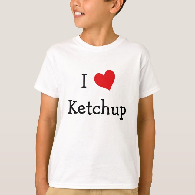 I Kärlek Ketchup T-shirt (Framsida)
