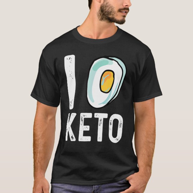 I Kärlek Keto Keto Outfit Keto T Shirt (Framsida)