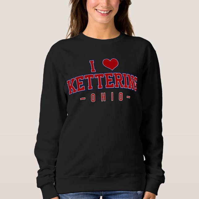I Kärlek Kettering Ohio T Shirt (Framsida)
