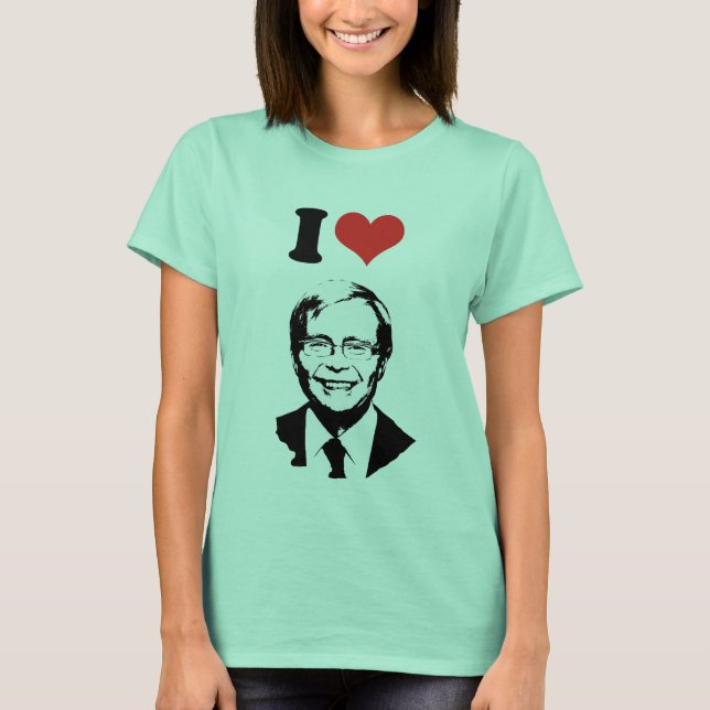 I Kärlek Kevin Rudd T-shirt (Framsida)