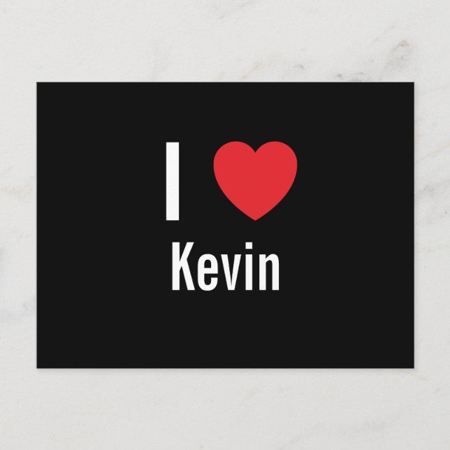 I kärlek Kevin Vykort (Framsida)