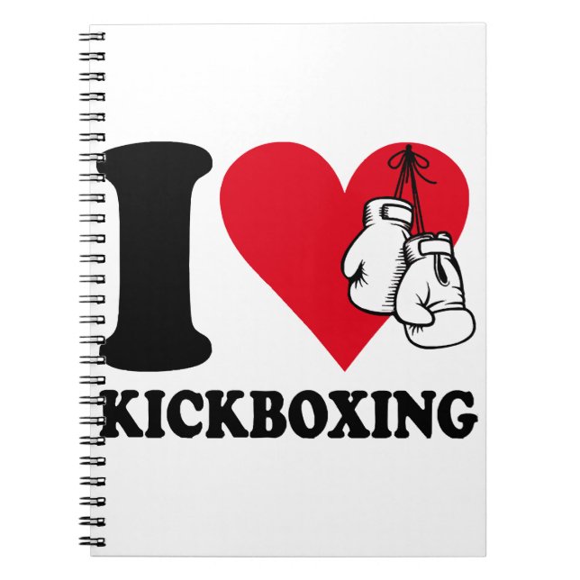 I kärlek kickboxing anteckningsbok (Framsidan)