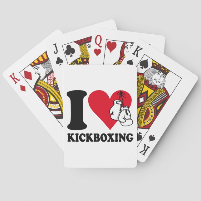 I kärlek kickboxing casinokort (Baksidan)