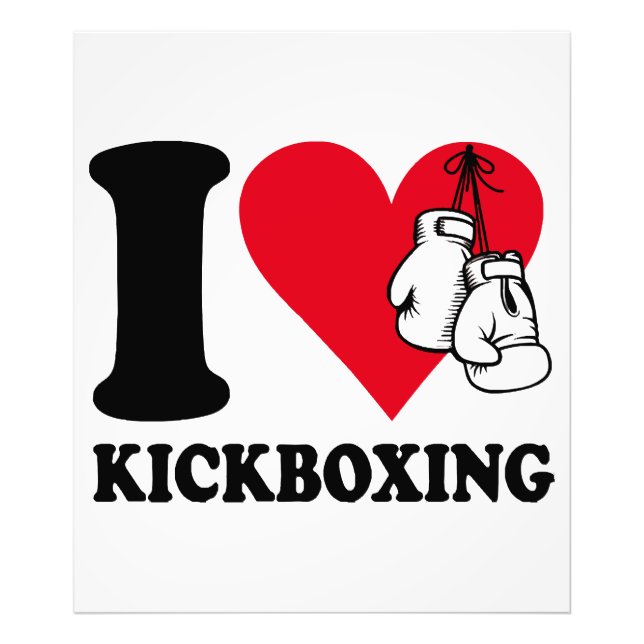 I kärlek kickboxing fototryck (Framsidan)