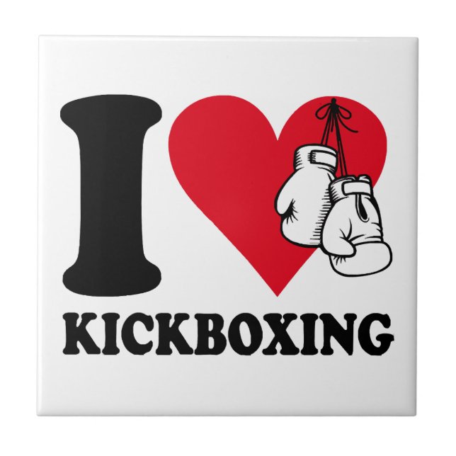I kärlek kickboxing kakelplatta (Framsidan)