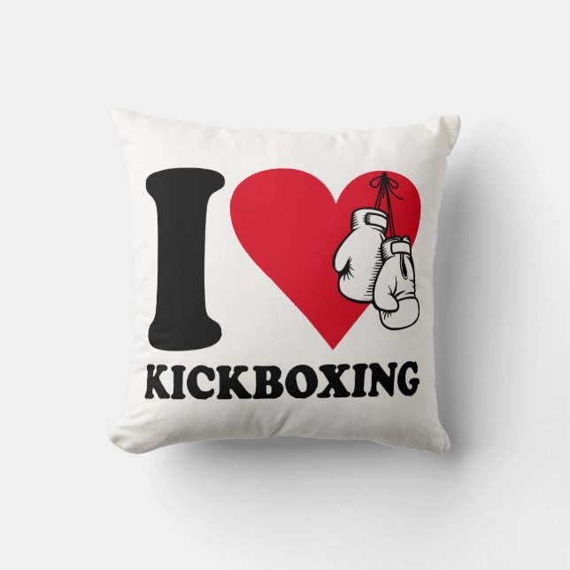I kärlek kickboxing kudde (Framsida)