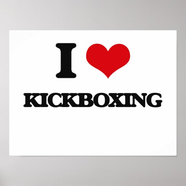 I Kärlek Kickboxing Poster (Framsidan)