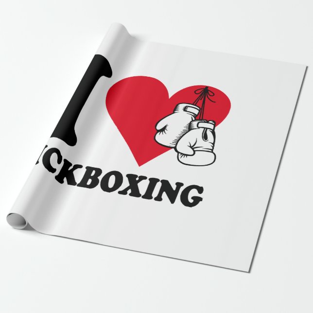 I kärlek kickboxing presentpapper (Utrullad)