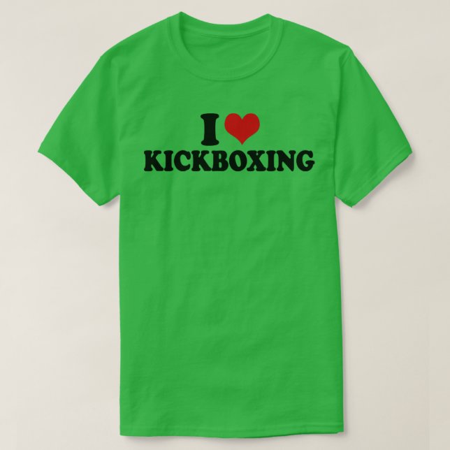 I Kärlek Kickboxing T Shirt (Design framsida)