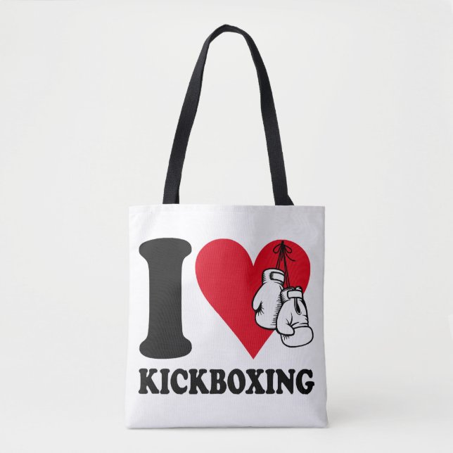 I kärlek kickboxing tygkasse (Framsida)