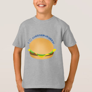 I Kärlek Kiddie Cheeseburgers T Shirt