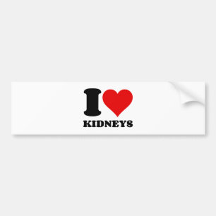 I KÄRLEK KIDNEYS BILDEKAL
