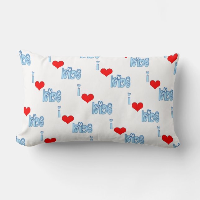 I Kärlek Kids Pillow Lumbarkudde (Framsida)