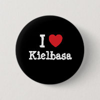 I kärlek Kielbasa hjärta T-Shirt