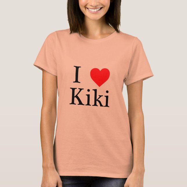 I Kärlek Kiki Shirt T Shirt (Framsida)