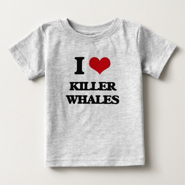 I kärlek Killer Whales T-shirt (Framsida)