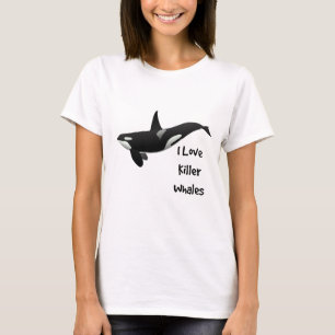 I Kärlek Killer Whales T-shirt