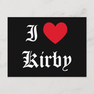 I Kärlek Kirby Vykort