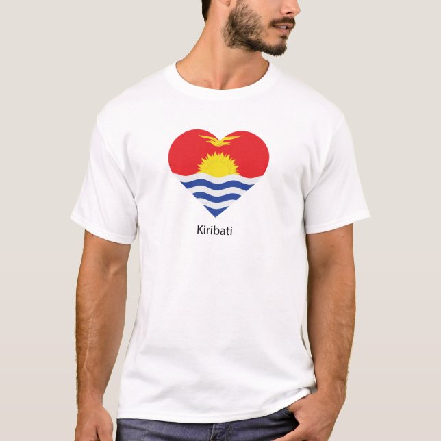 I Kärlek Kiribati T Shirt (Framsida)