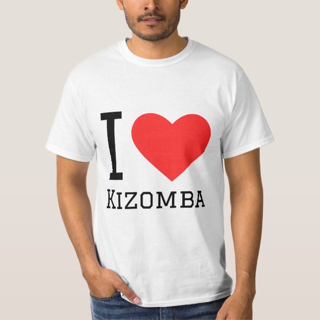 I kärlek kizomba t shirt (Framsida)