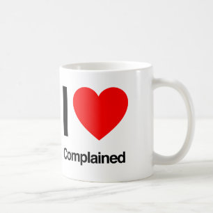i kärlek klagade kaffemugg