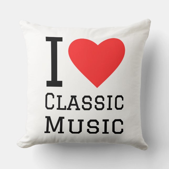 I kärlek klassisk musik kudde (Framsida)