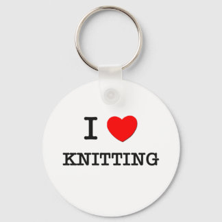 I KÄRLEK KNITTING NYCKELRING