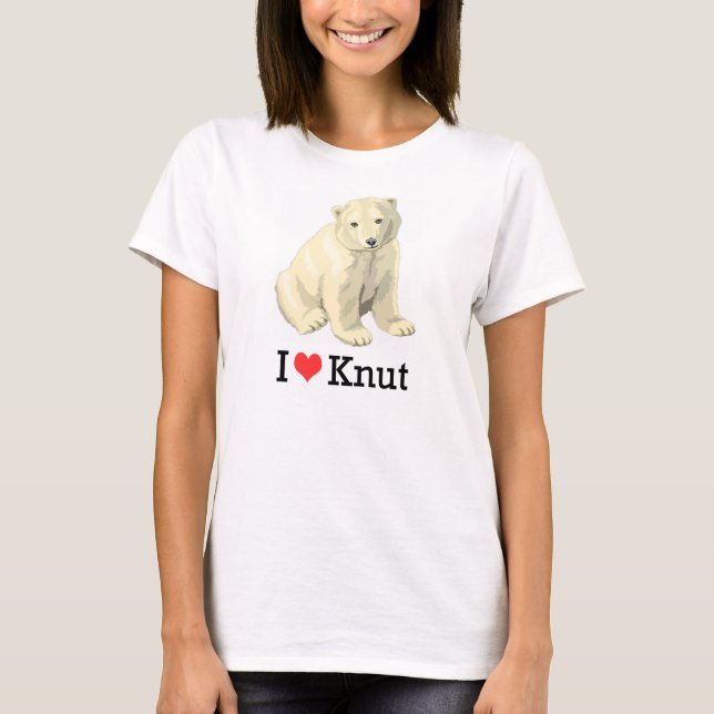 I Kärlek Knut Tee Shirt (Framsida)