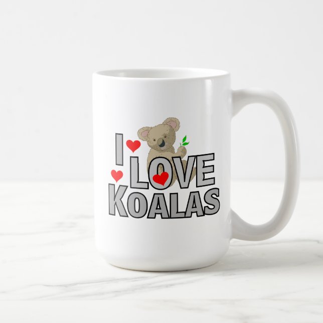 I Kärlek Koalas Coffee Mugg (Höger)