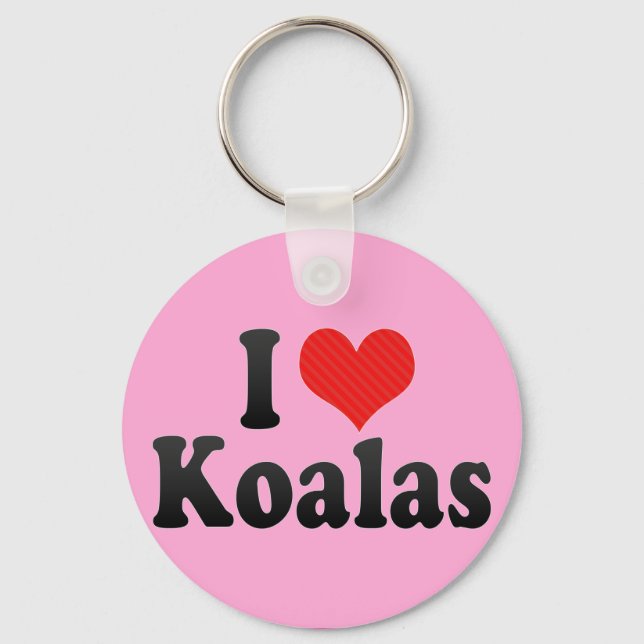 I Kärlek Koalas Nyckelring (Framsida)