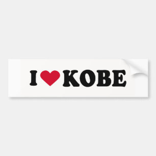 I KÄRLEK KOBE BILDEKAL