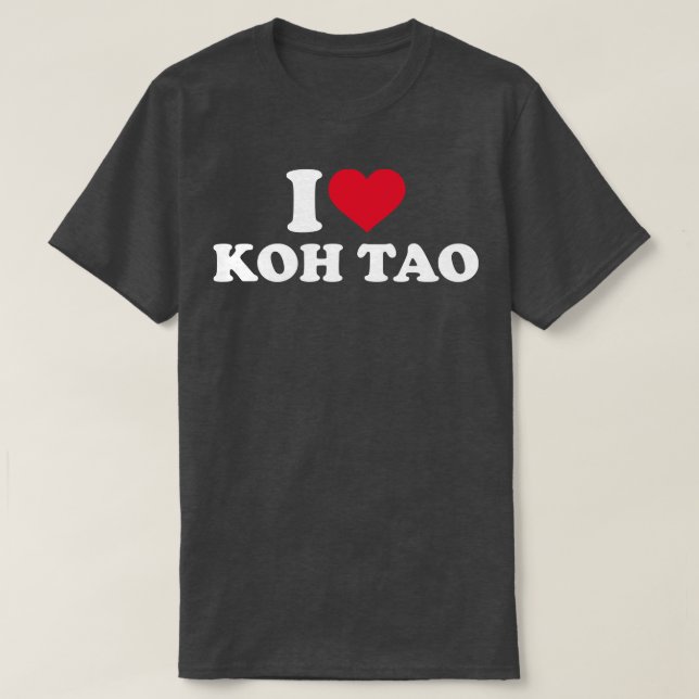 I kärlek Koh Tao T Shirt (Design framsida)