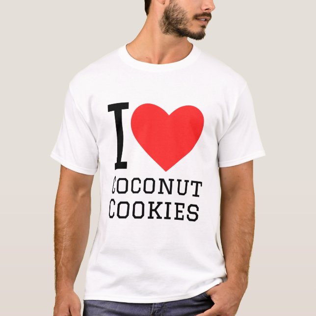 I kärlek kokokokokoscookies t shirt (Framsida)