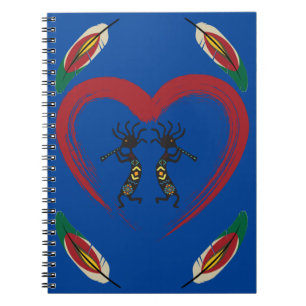 I kärlek Kokopelli Anteckningsbok