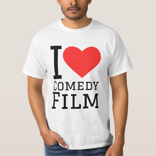 I kärlek komedifilm t shirt (Framsida)