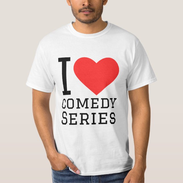 I kärlek komediserie t shirt (Framsida)
