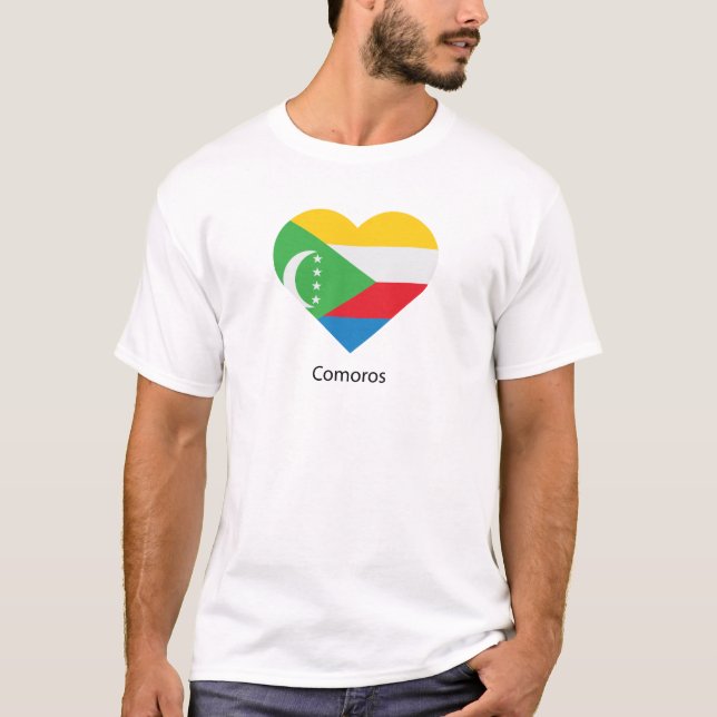 I Kärlek Komorerna T Shirt (Framsida)