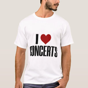 I Kärlek konserterar Kärlek Musical Sten Band T Shirt