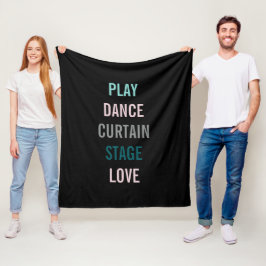 I Kärlek, konsthandläggaren anpassar rummet Fleecefilt