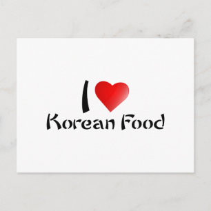 I KÄRLEK KOREAN FOOD VYKORT