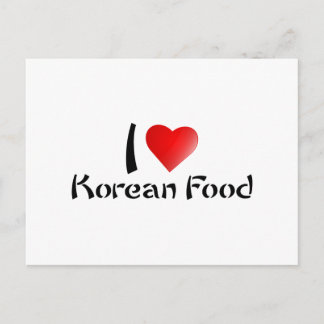 I KÄRLEK KOREAN FOOD VYKORT
